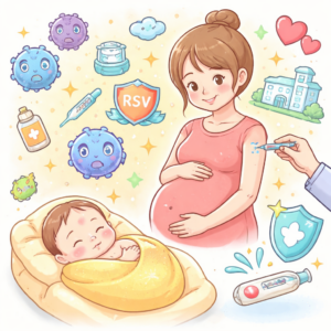 RSウイルスワクチンの定期接種が始まりますのアイキャッチ画像